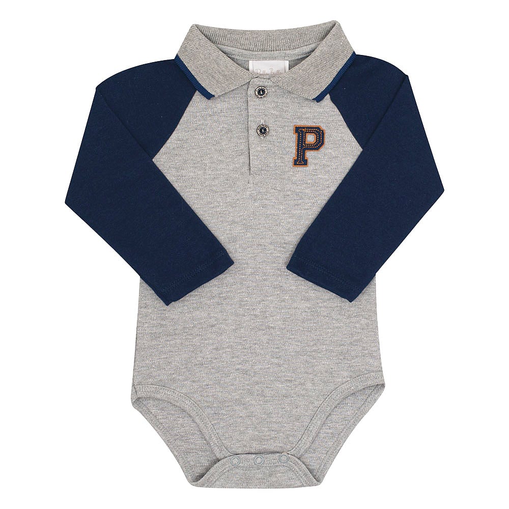 Conjunto Bebe Menino - Cinza - 52668-567