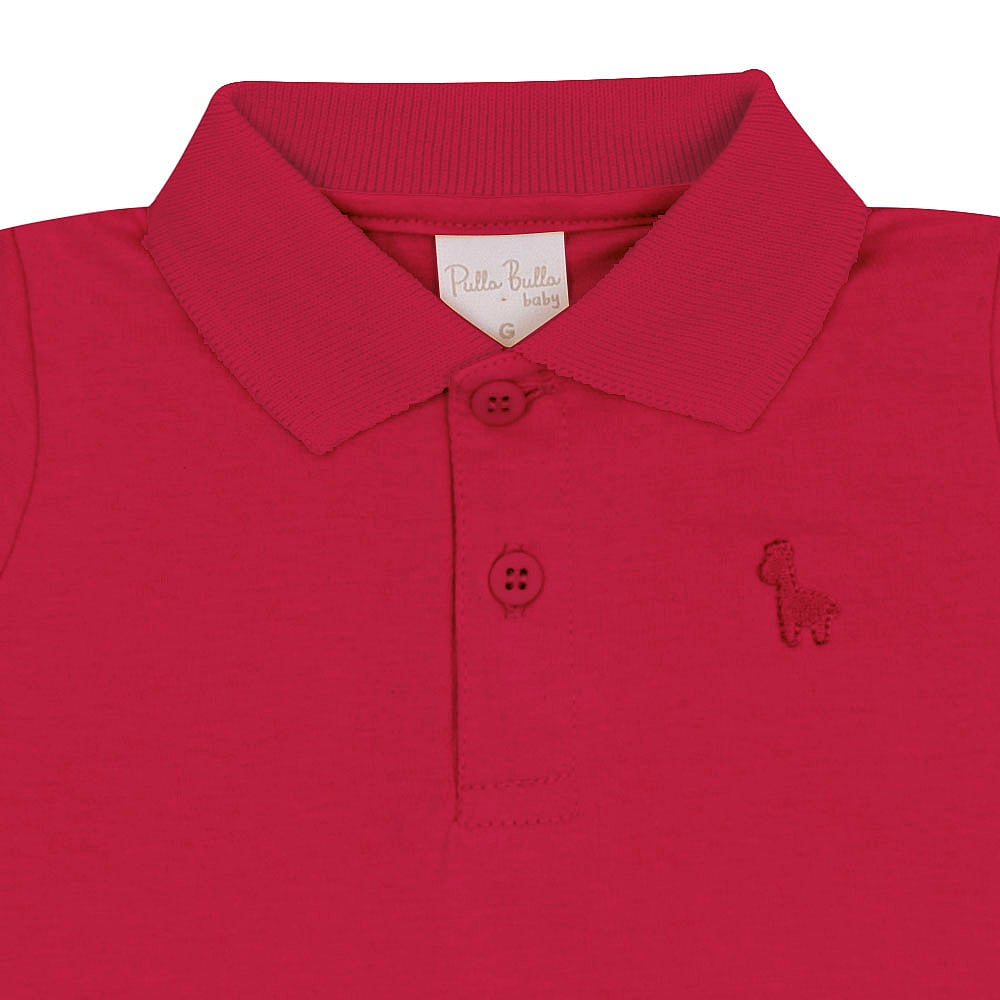 Conjunto Vermelho Bebê Pulla Bulla Menino - 53272-65
