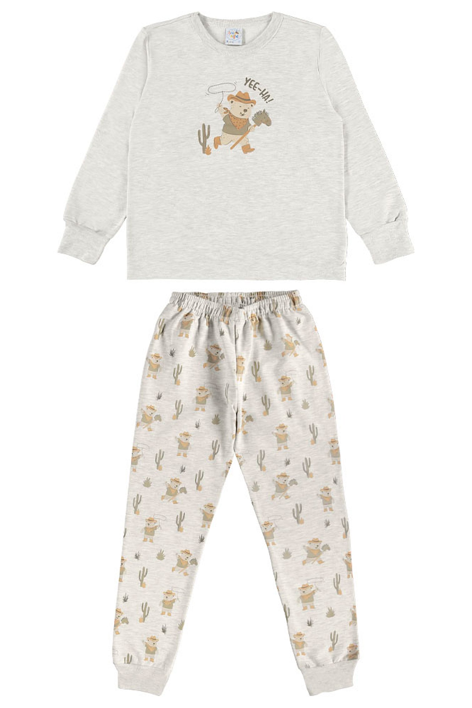 Pijama Mescla Infantil Pulla Bulla Menino - 200971-60