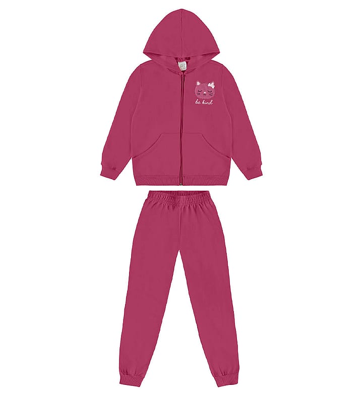 Conjunto Roxo Infantil Pulla Bulla Menina - 55345-1330