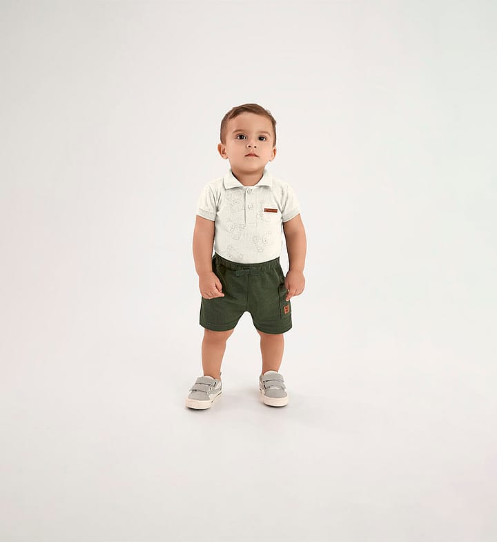 Body Bege Bebe Pulla Bulla Menino - 53654-1271