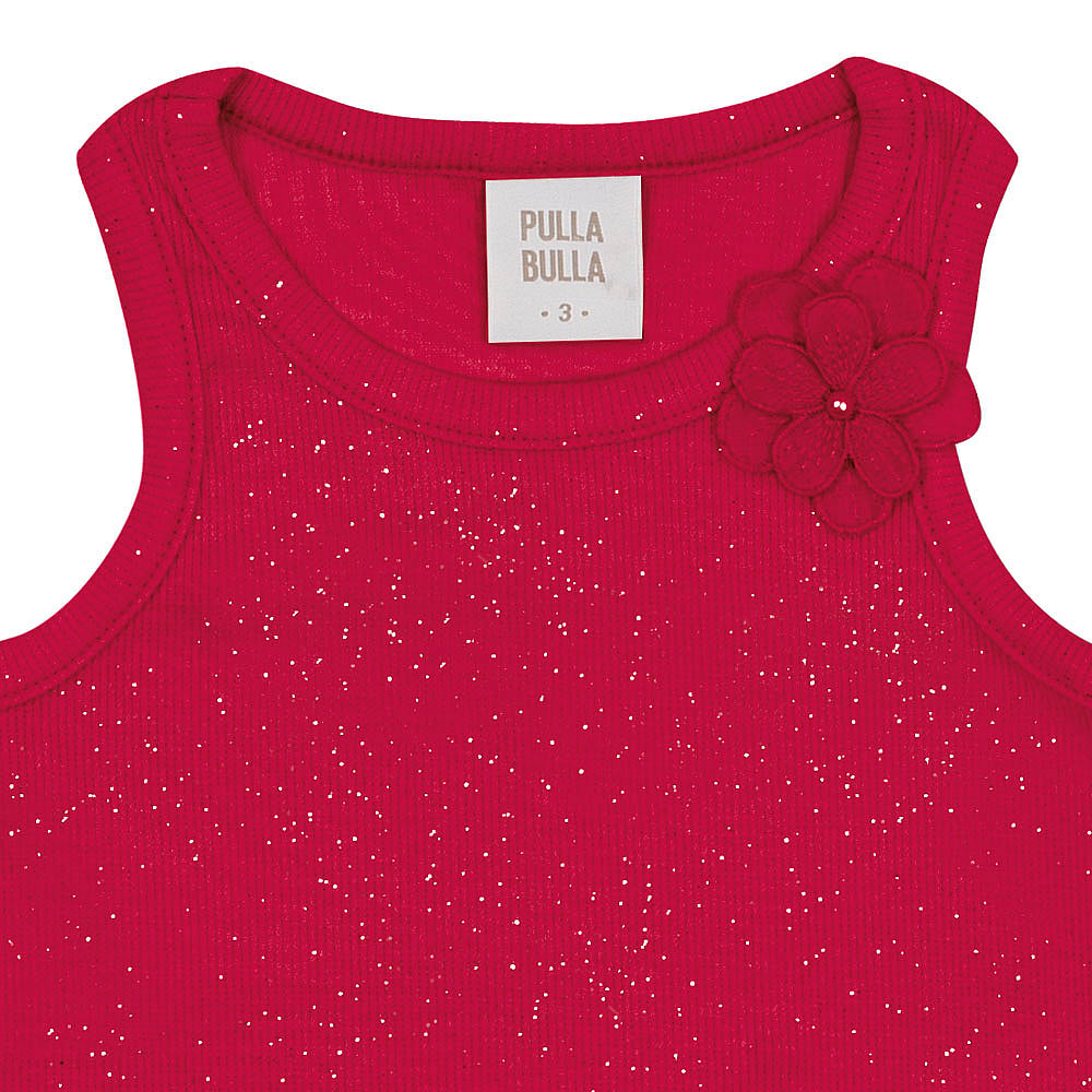 Blusa Vermelho Primeiros Passos Pulla Bulla Menina - 53301-1352