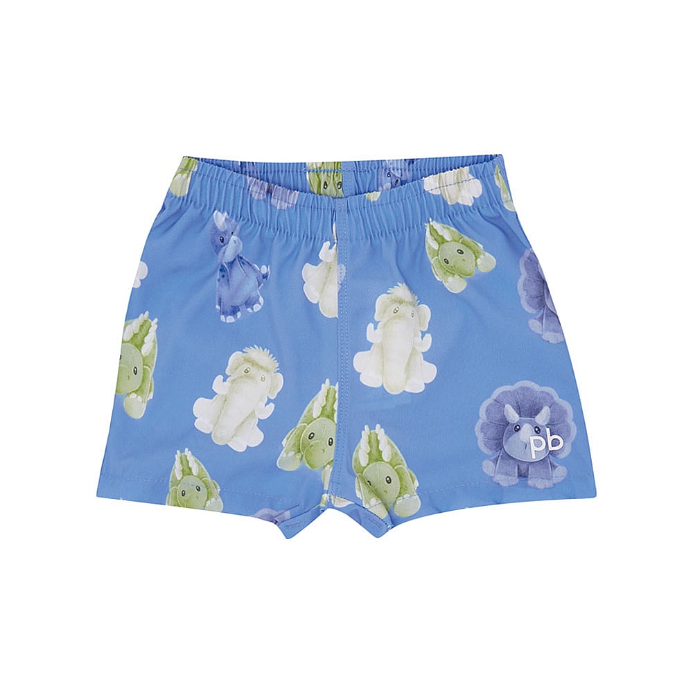 Shorts Bebê Menino - Sublimado Azul Celeste - 48656-1275