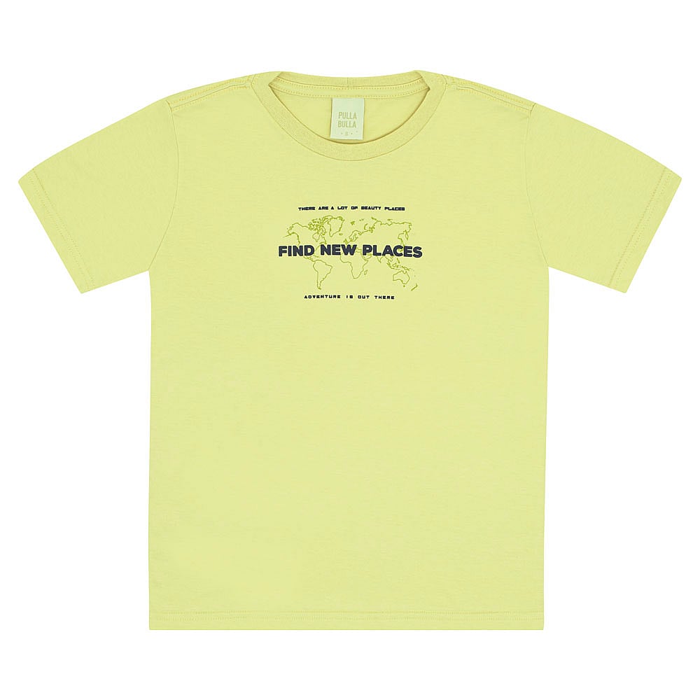 Camiseta Infantil Menino - Verde - 52355-473