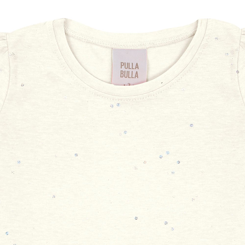 Blusa Bege Primeiros Passos Pulla Bulla Menina - 53305-1356