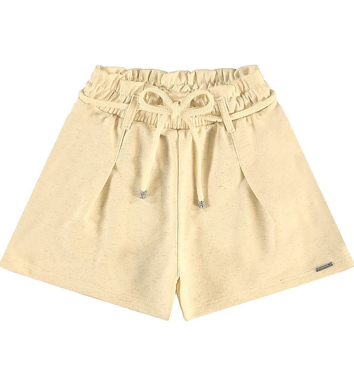 Short Marrom Infantil Pulla Bulla Menina - 53809-1343