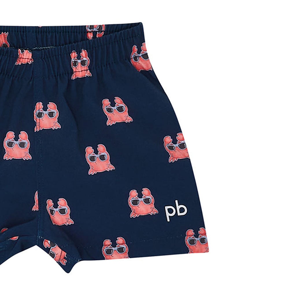 Shorts Bebê Menino - Sublimado Marinho - 48656-750
