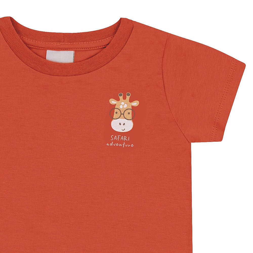 Conjunto Vermelho Bebê Pulla Bulla Menino - 53266-1137