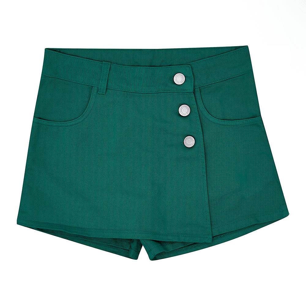 Shorts Juvenil Menina - Verde - 48917-67