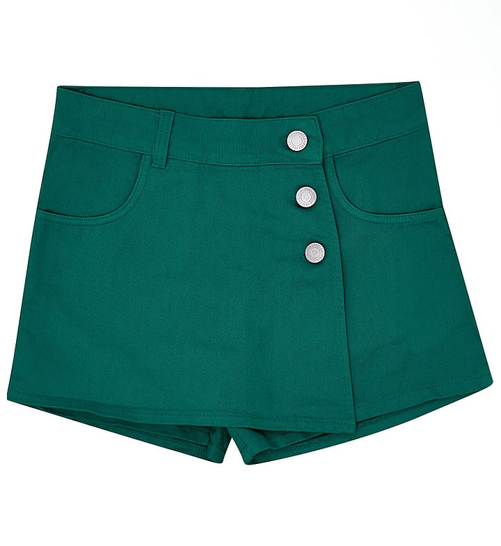 Shorts Juvenil Menina - Verde - 48917-67