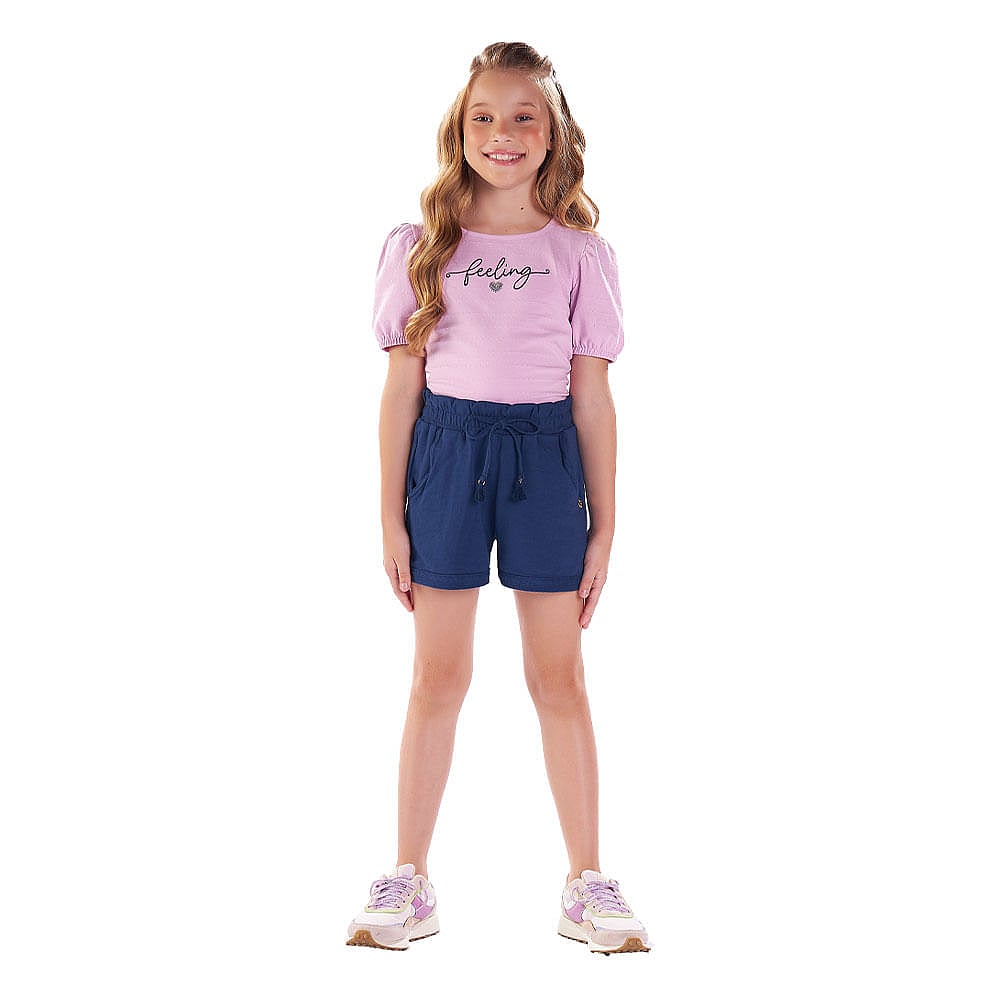 Blusa Infantil Menina - Lavanda - 48805-903