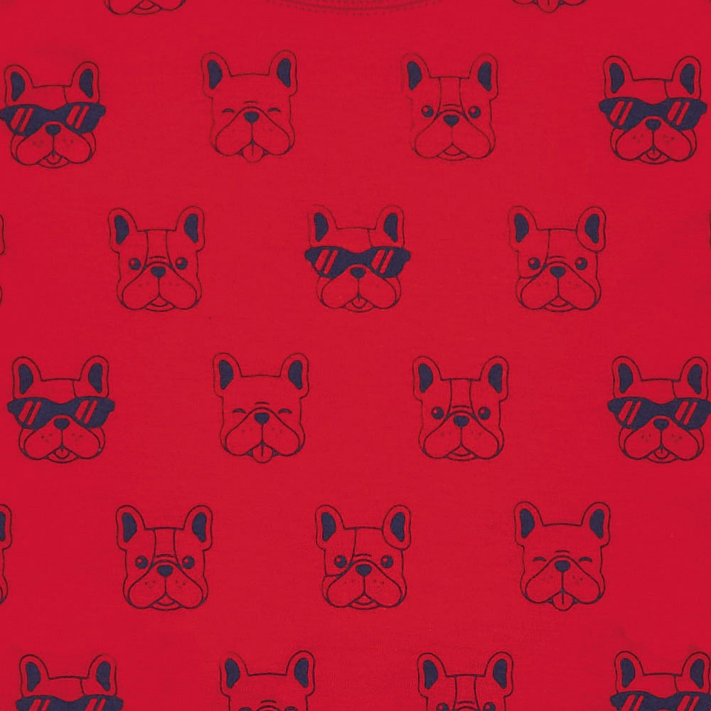 Camiseta Bebê Menino - Vermelho - 48254-65