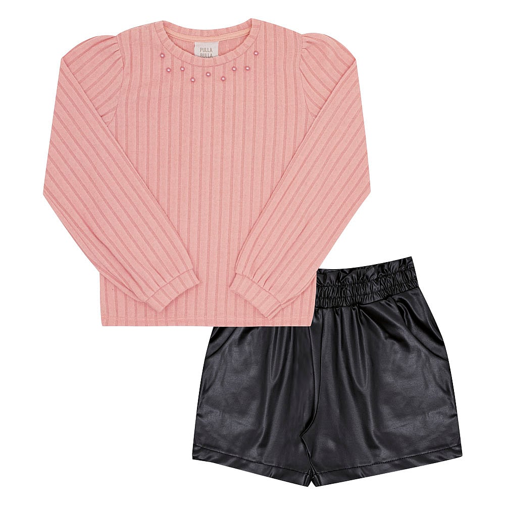 Conjunto Infantil Menina - Rosa - 52831-1299