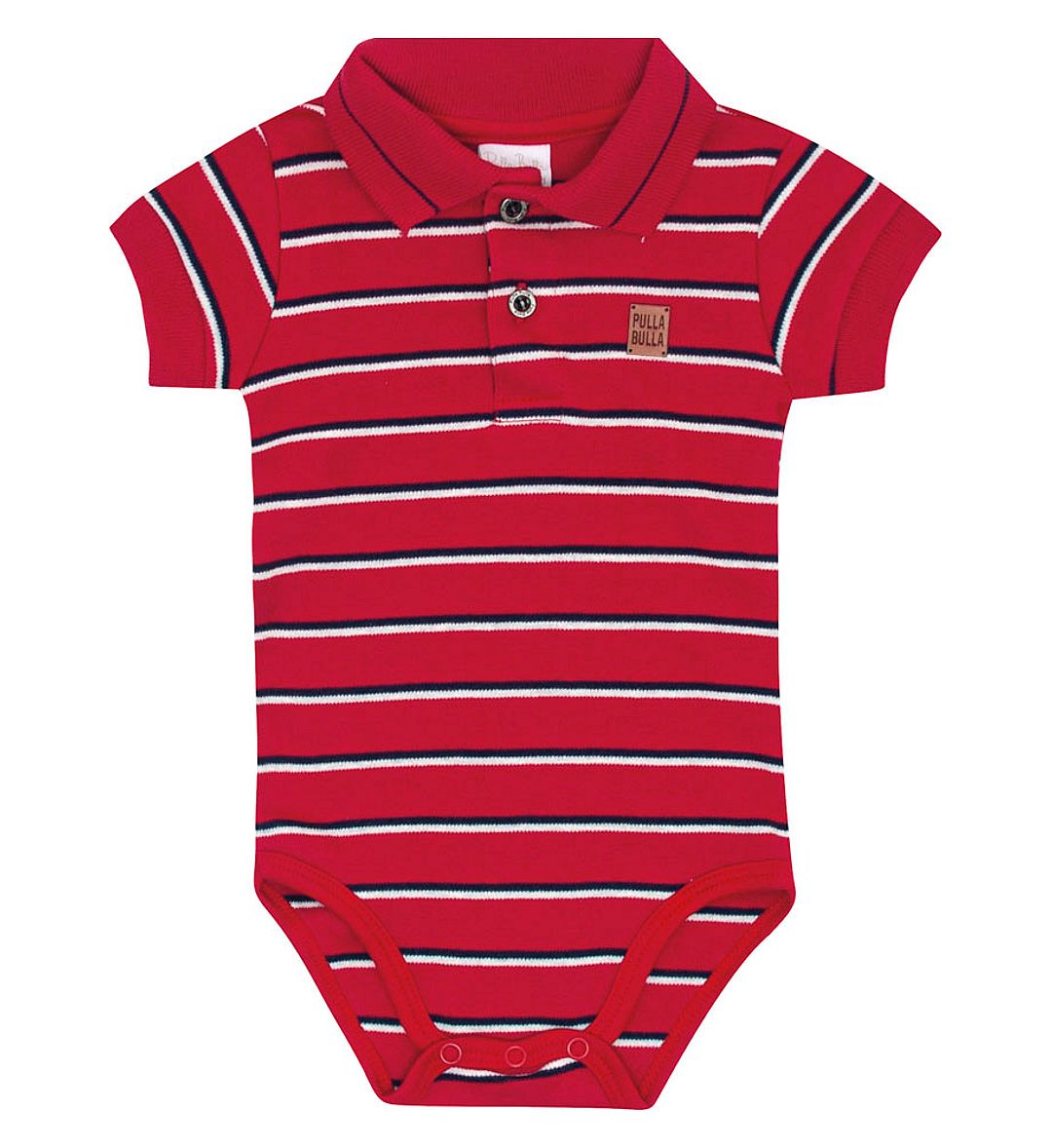 Body Bebê Menino - Vermelho - 52153-57