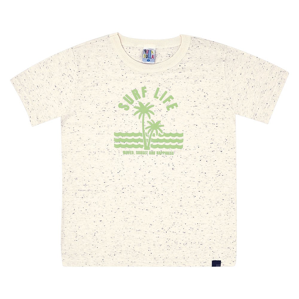 Camiseta Infantil Menino - Natural - 48856-68