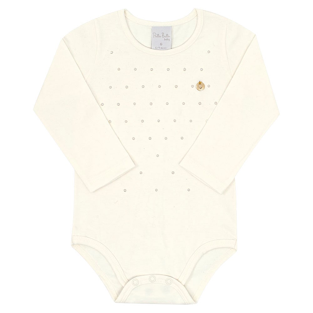 Conjunto Bebe Menina - Bege - 52618-1271