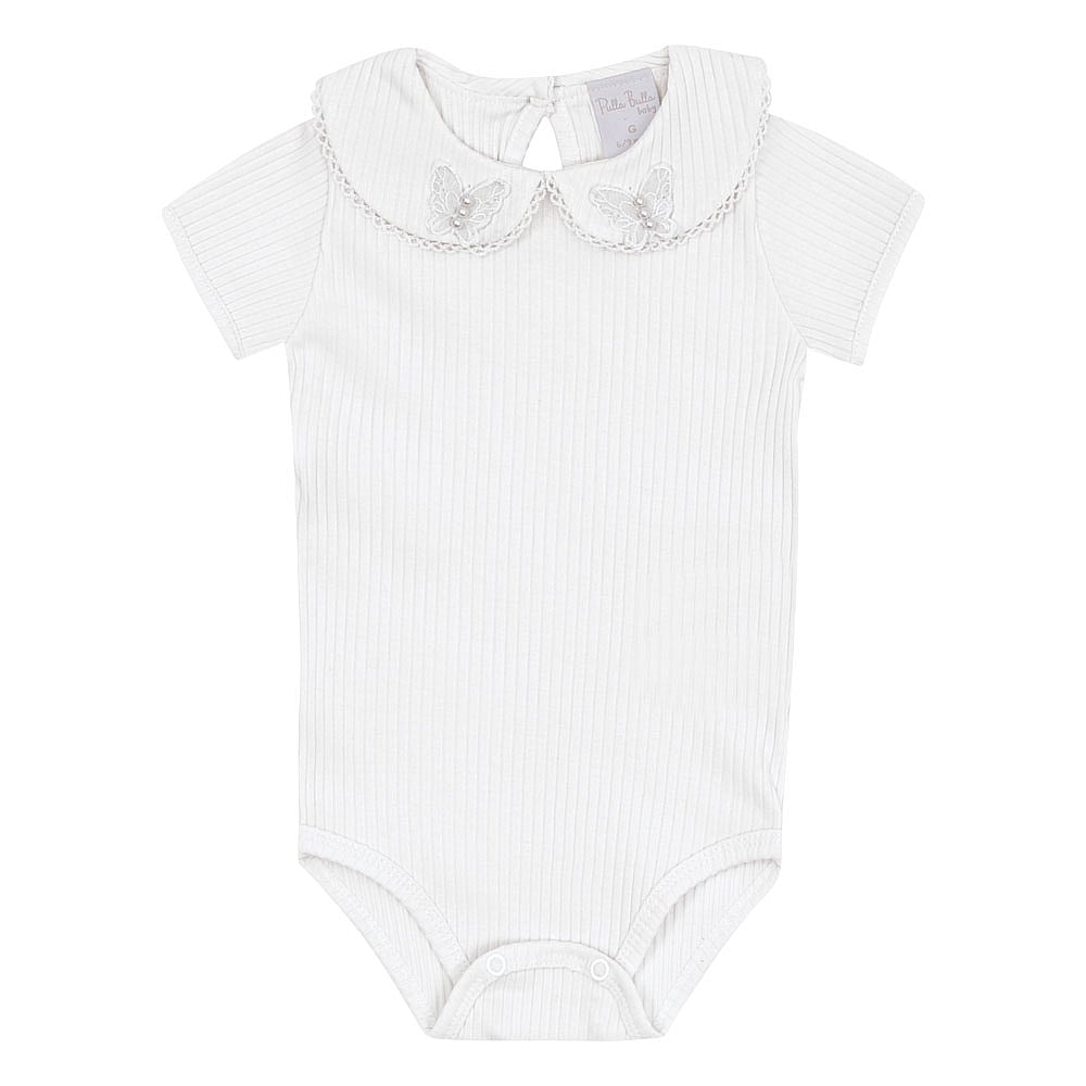 Conjunto Branco Bebê Pulla Bulla Menina - 53221-3