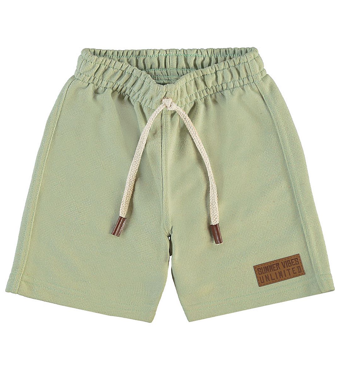 Bermuda Verde Primeiros Passos Pulla Bulla Menino - 53763-1262