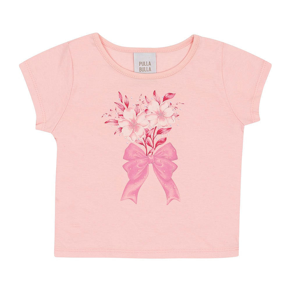 Conjunto Rosa Primeiros Passos Pulla Bulla Menina - 53327-11