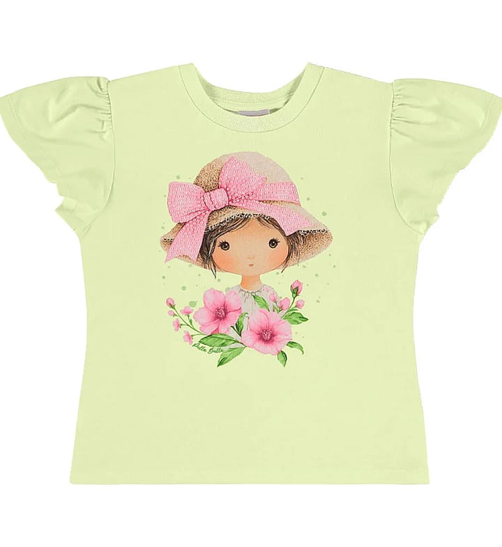 Blusa Verde Infantil Pulla Bulla Menina - 55702-1344