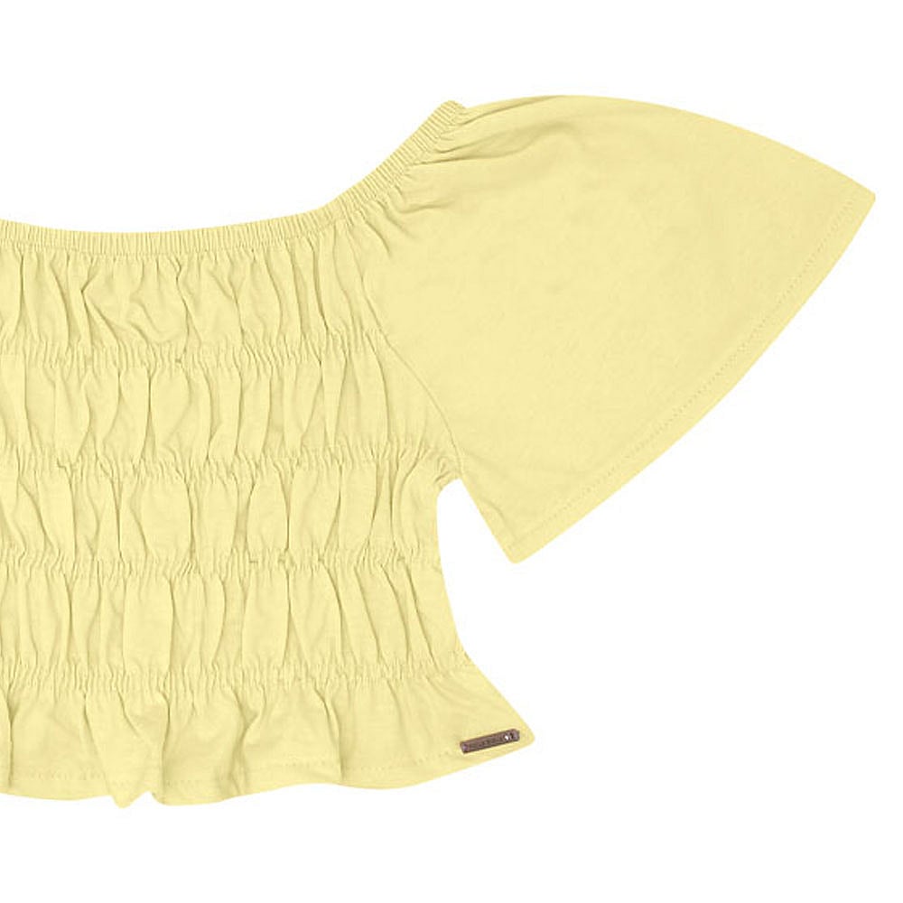 Conjunto Infantil Menina - Amarelo - 49329-4