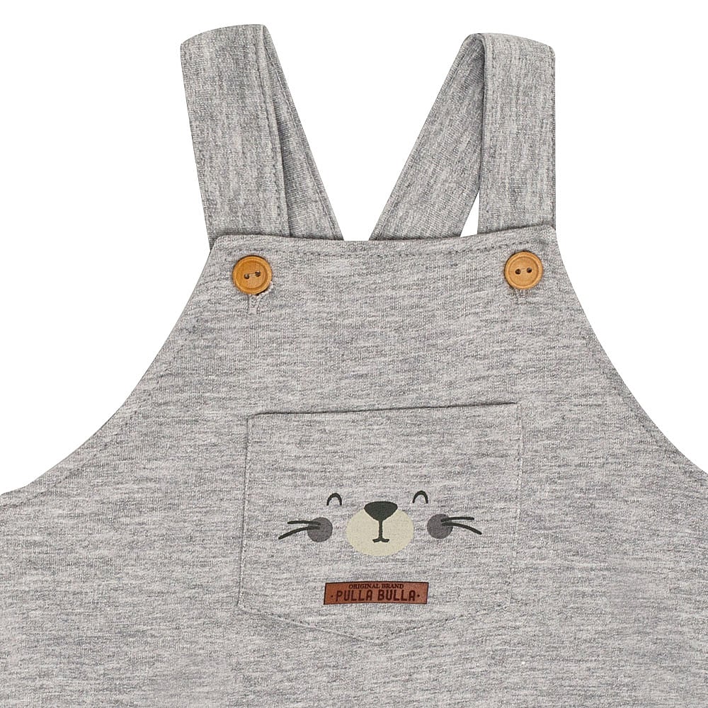 Conjunto Bebê Menino - Mescla Cinza - 50562-567