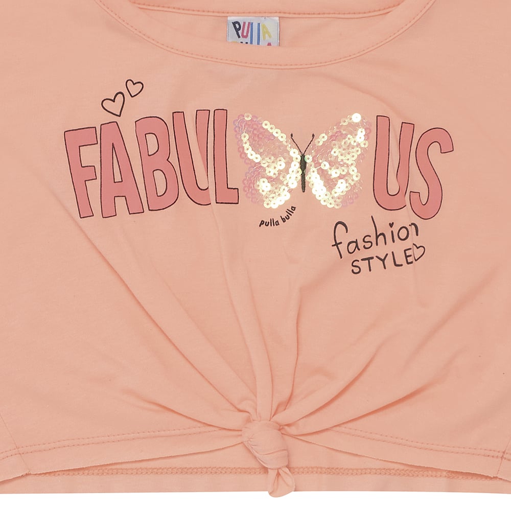 Conjunto Infantil Menina - Laranja Lumi - 47820-1186