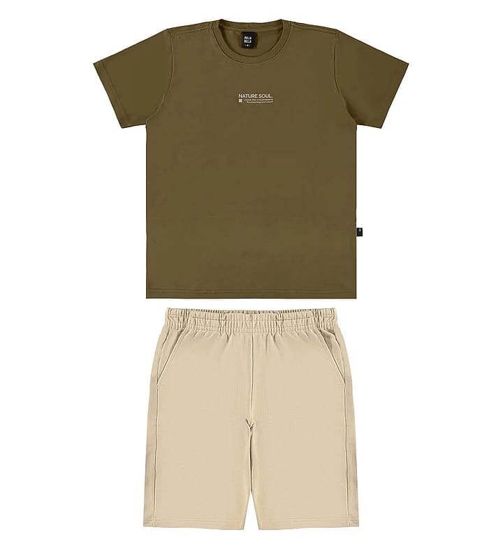 Conjunto Verde Juvenil Pulla Bulla Menino - 55869-1444