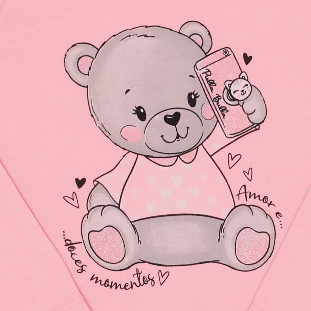 Blusa Bebê Menina - Rosa Lumi - 47201-1183