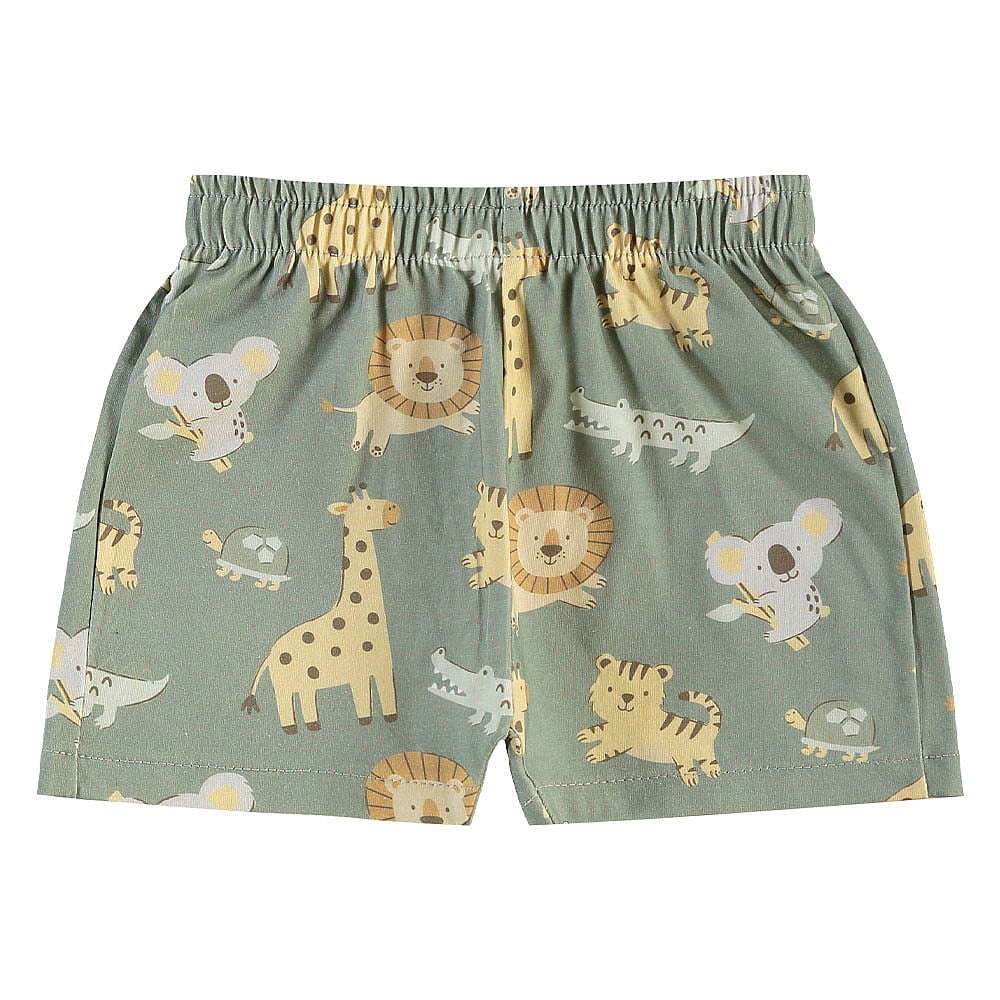 Conjunto Verde Bebe Pulla Bulla Menino - 55563-1479