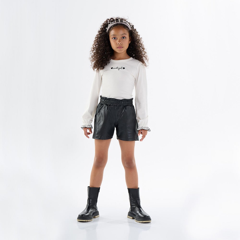 Conjunto Infantil Menina - Off White - 50326-1271