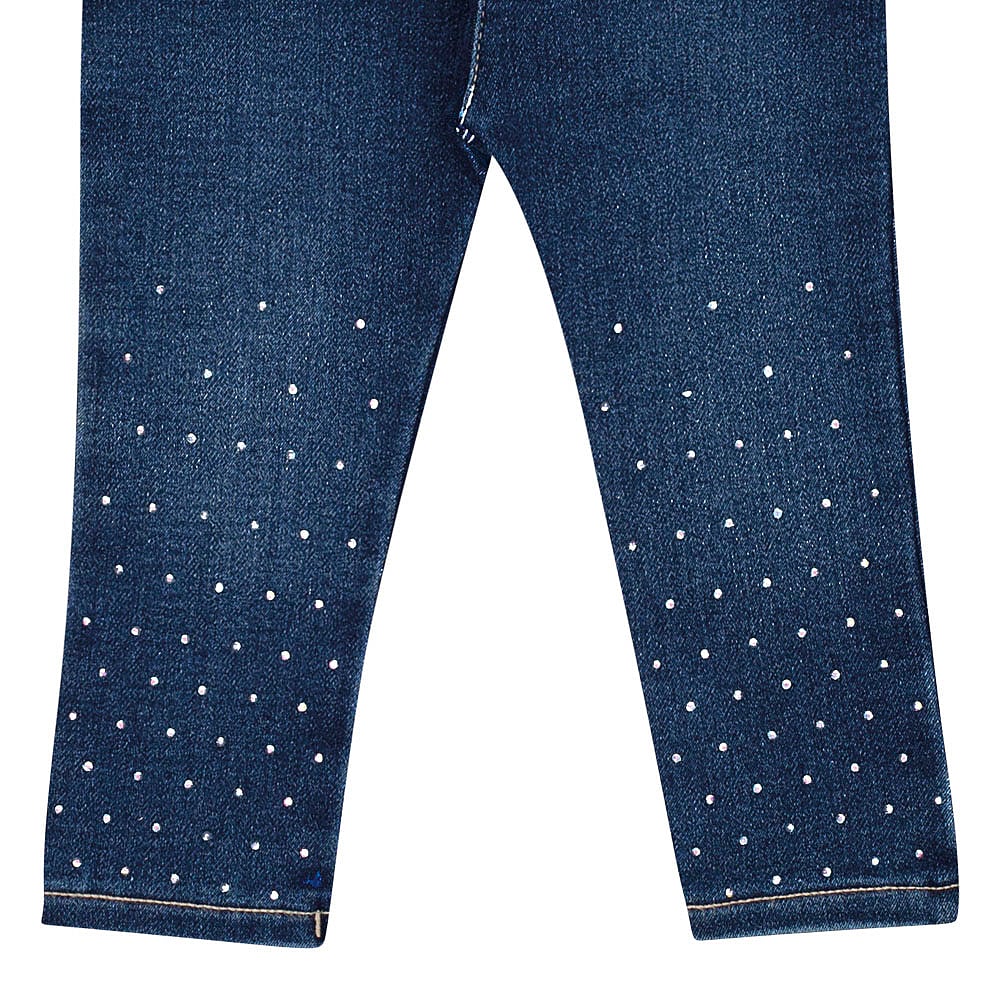Calça Bebe Menina - Jeans- 52614-1113
