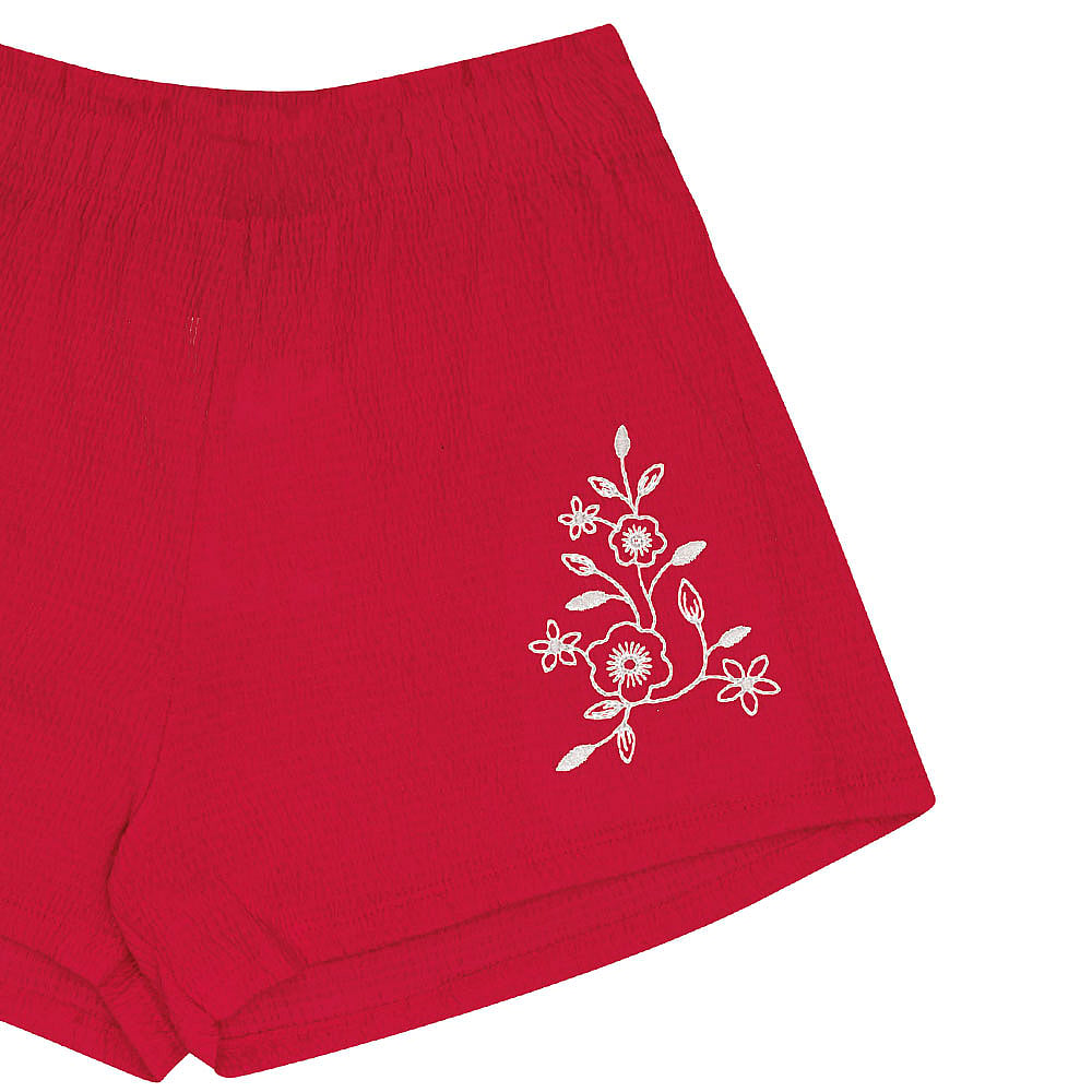 Conjunto Infantil Menina - Vermelho - 52322-65