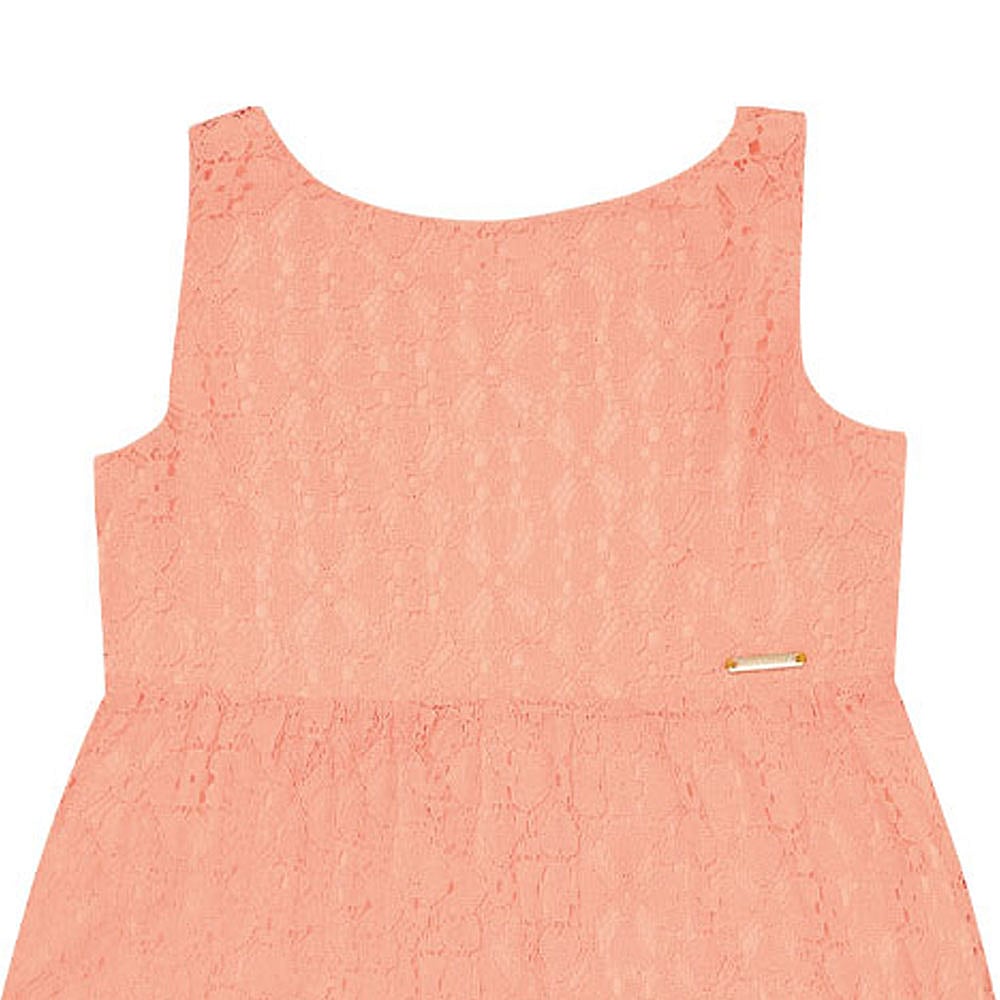 Vestido Primeiros Passos Menina - Laranja Lumi - 49210-1186