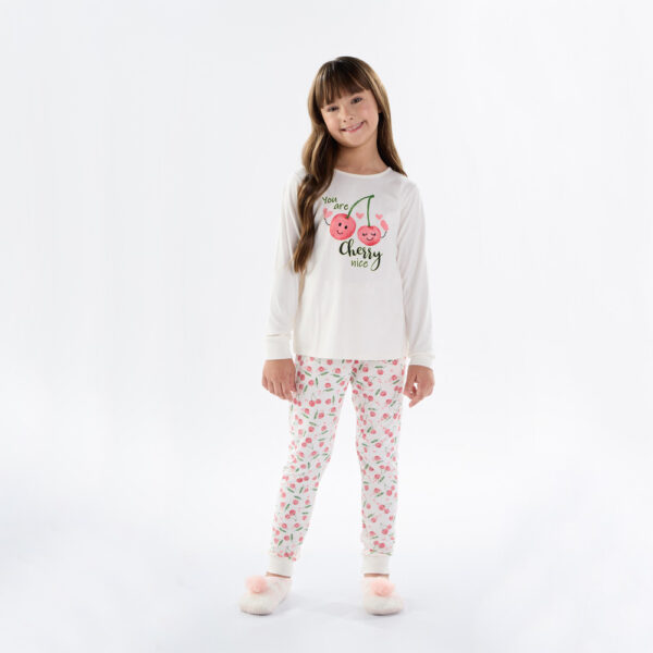 Pijama Primeiros Passos Menina - Off White - 200500-1271