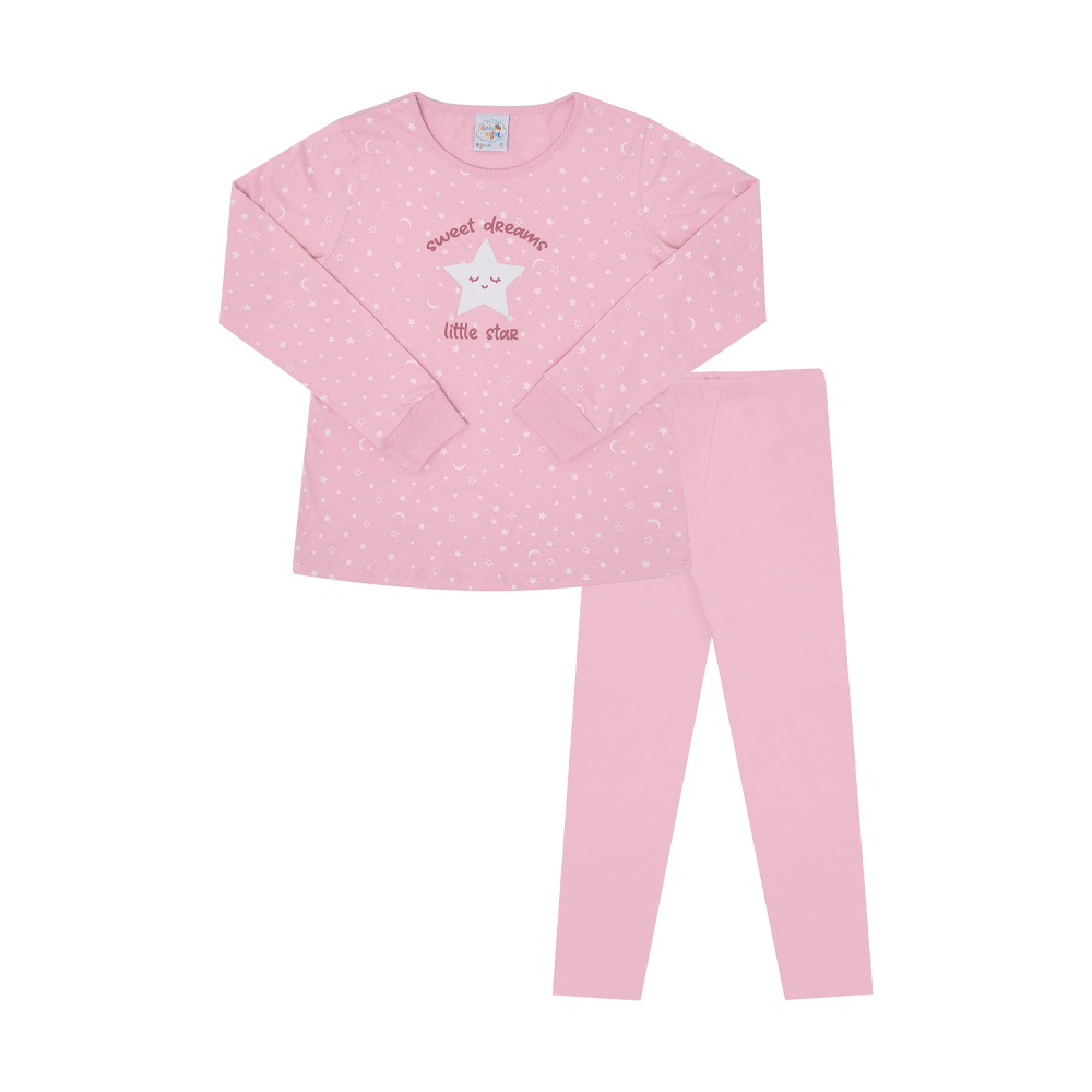 Pijama Infantil Menina - Rotativo Lavanda - 200511-1297