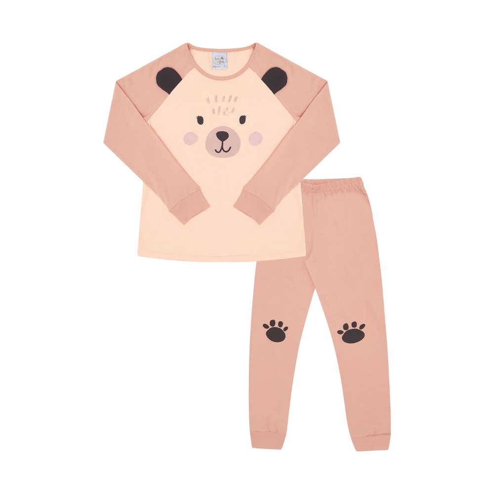 Pijama Infantil Menina - Rosa Po - 200512-1298