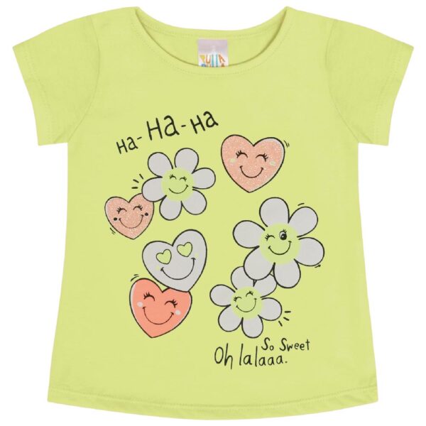 Blusa Bebê Menina - Amarelo Lumi - 47601-1182