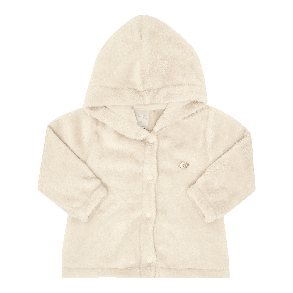 Jaqueta Bebê Menina - Creme - 50111-1255