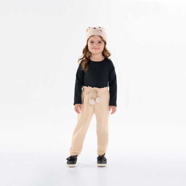 Blusa Primeiros Passos Menina - Preto - 50204-51