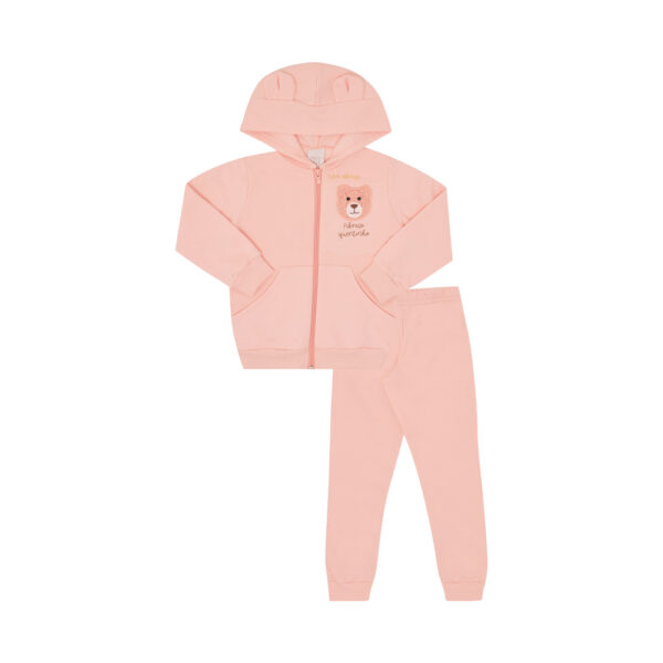 Conjunto Primeiros Passos Menina - Rose - 50233-11