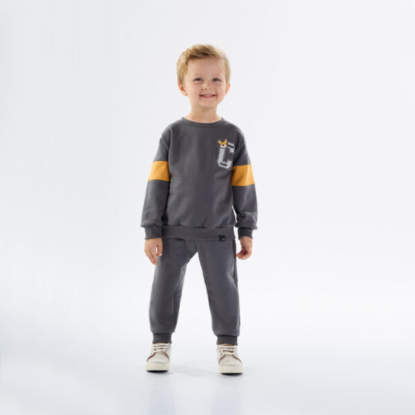 Conjunto Primeiros Passos Menino - Carbono - 50269-1280