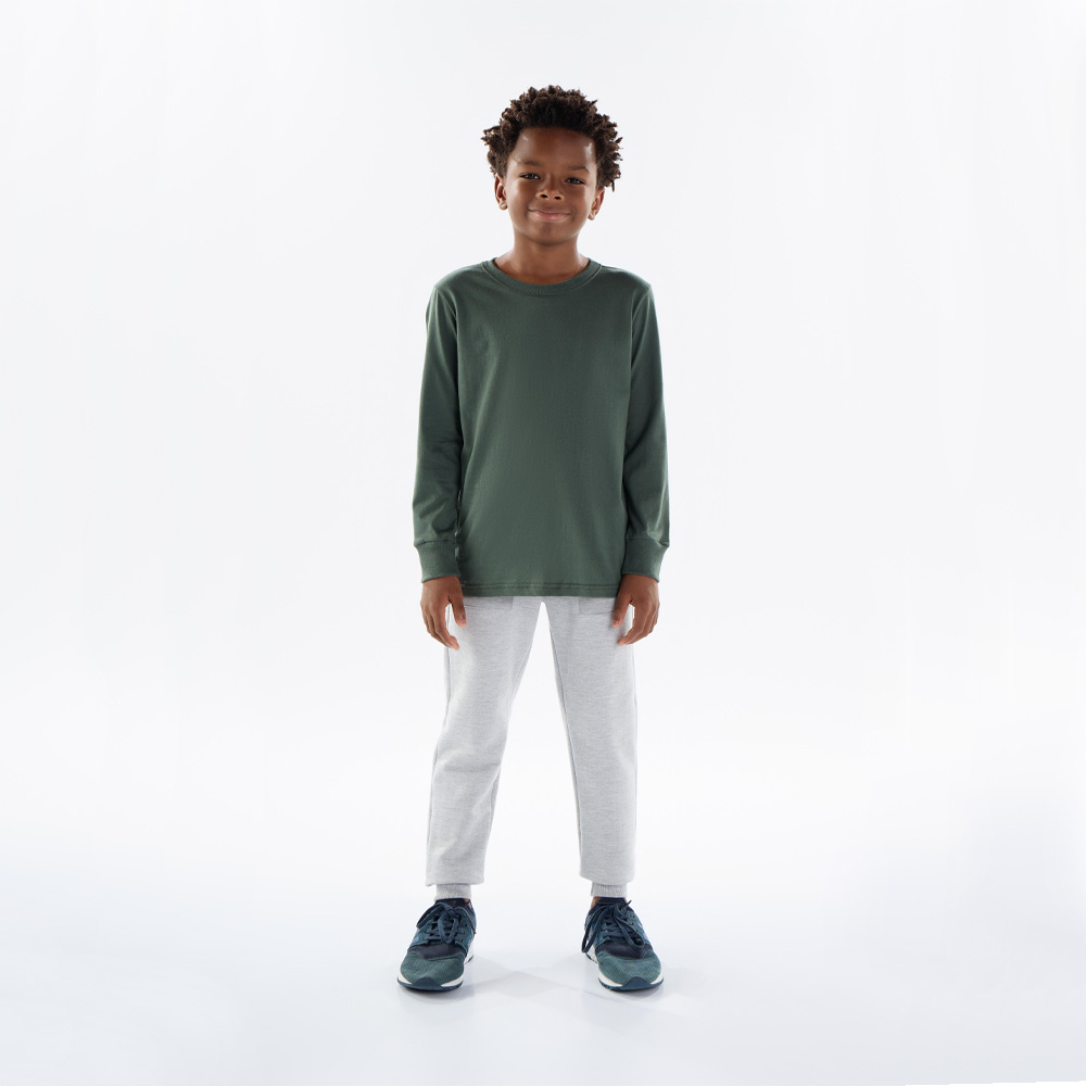 Camiseta Infantil Menino - Militar - 50357-356