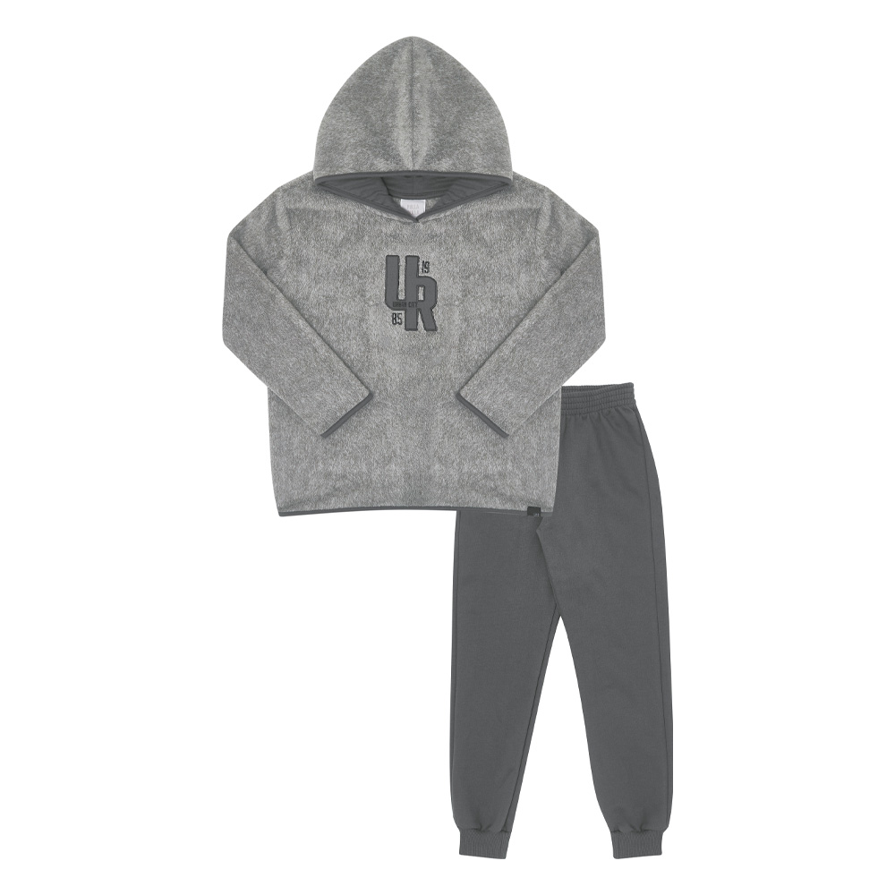 Conjunto Infantil Menino - Cinza - 50379-354