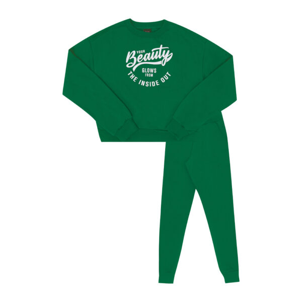 Conjunto Juvenil Menina - Verde - 50433-67