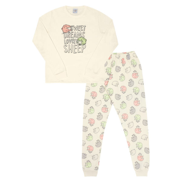 Pijama Primeiros Passos Menina - Natural - 200105-68