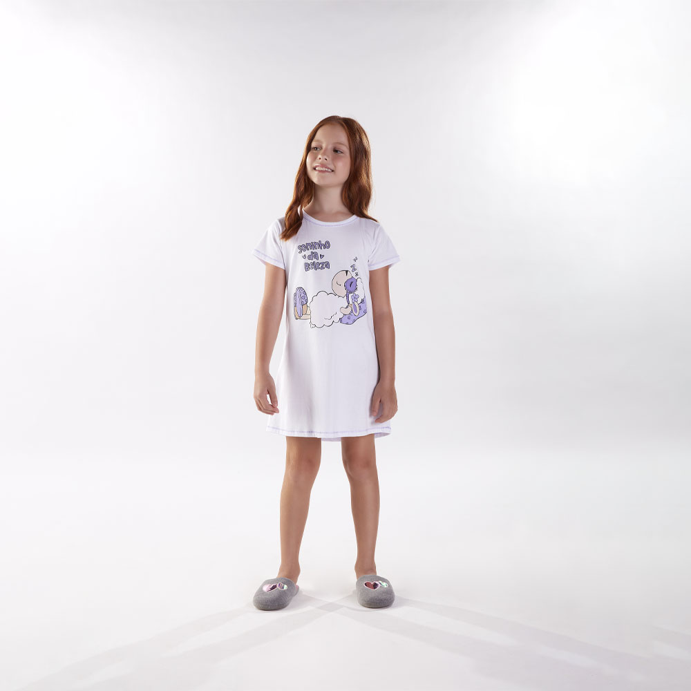 Camisola Primeiros Passos Menina - Branco - 200206-3