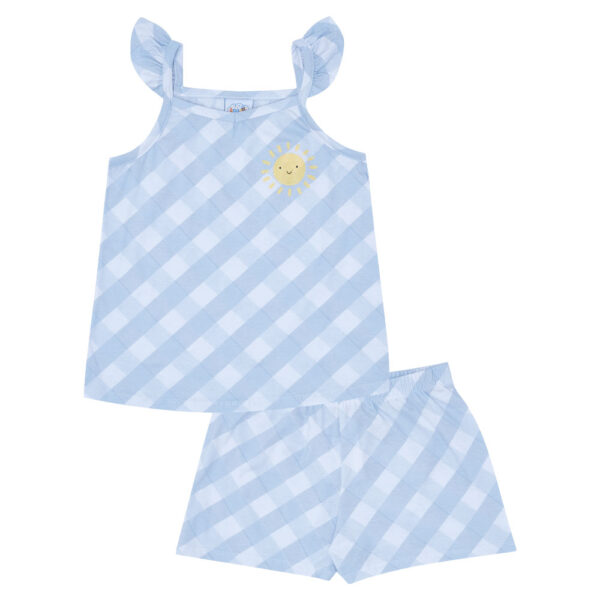 Pijama Primeiros Passos Menina - Rotativo Nuvem - 200400-1296