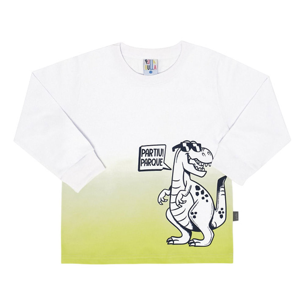 Camiseta Bebê Menino - Branco - 47250-3
