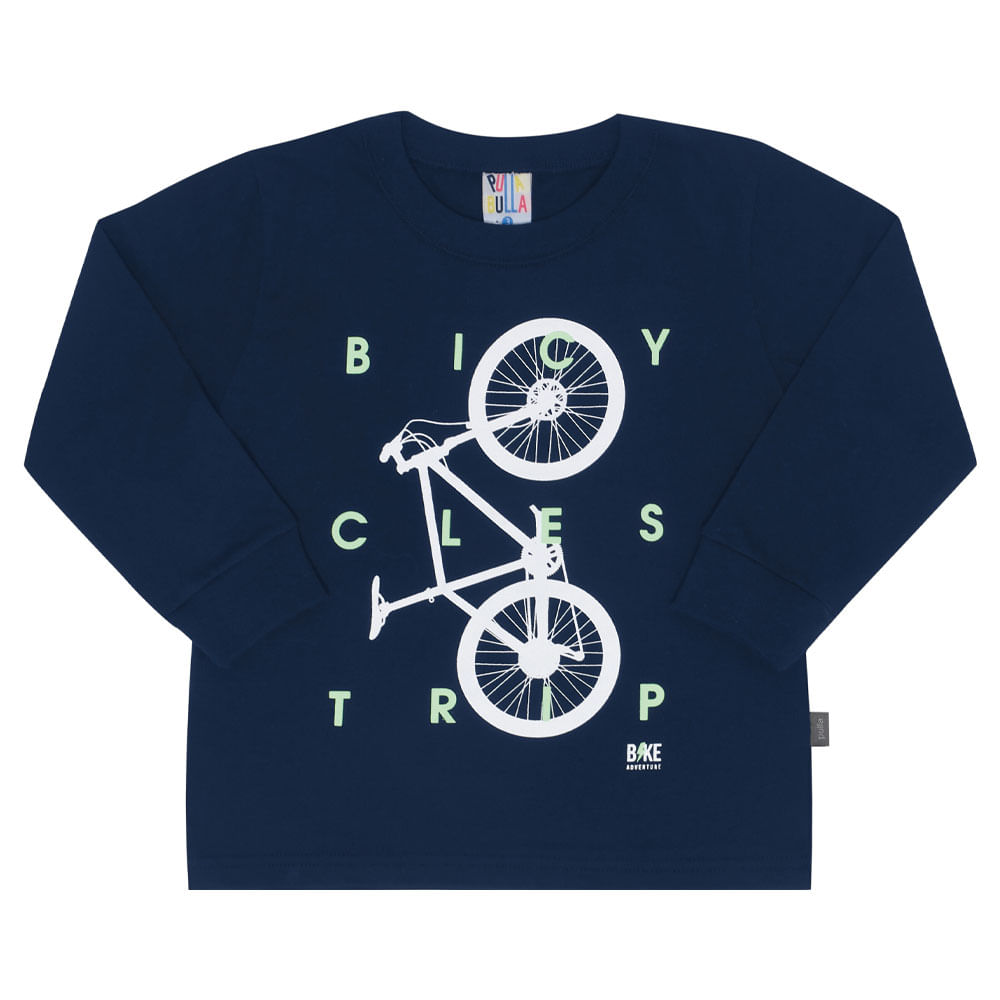 Camiseta Bebê Menino - Marinho - 47252-58